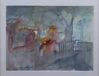 Genua 5, Aquarell, 1984, 02-84-05, 36 x 27 cm